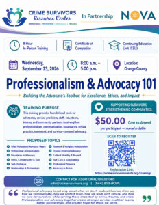 Professionalism-&-Advocacy flyer